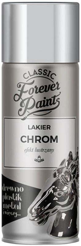 Forever Paints spejl-effekt lak 400 ml krom