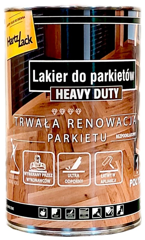 HartzLack Heavy Duty halvmat lak 1 l