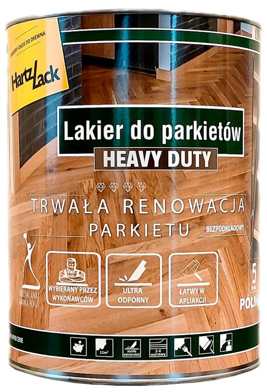 HartzLack Heavy Duty halvmat lak 5 l