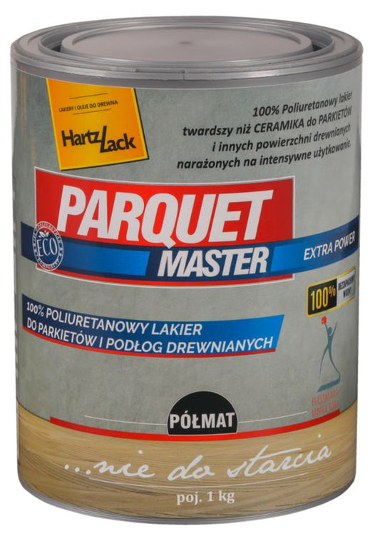 HartzLack Parquet Master halvmat lak 1 l