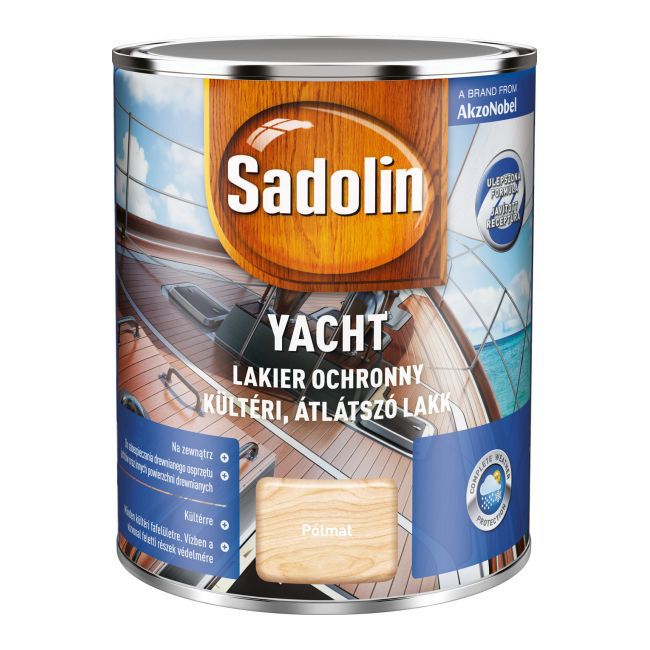 Sadolin Yacht halvmat træbeskyttelseslak 0,75 l