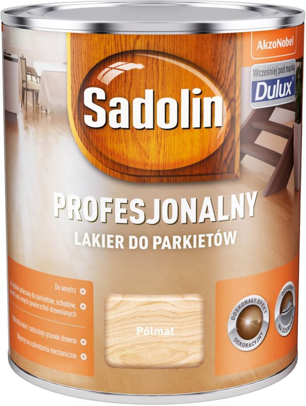 Sadolin professionel halvmat lak til parketgulve 0,75 l