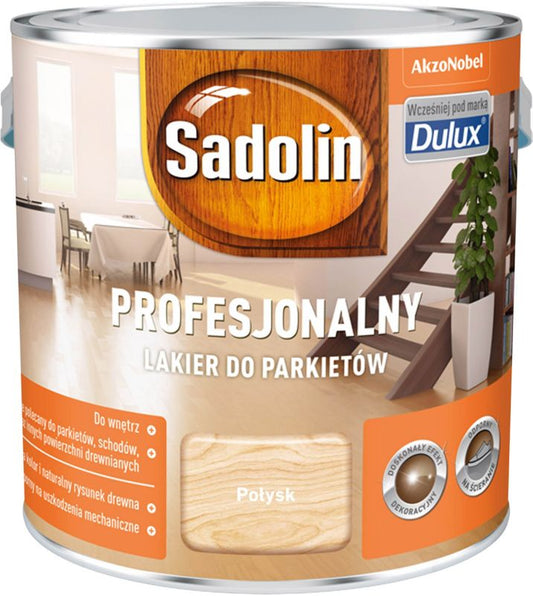 Professionel parketlak Sadolin højglans 2,5 l