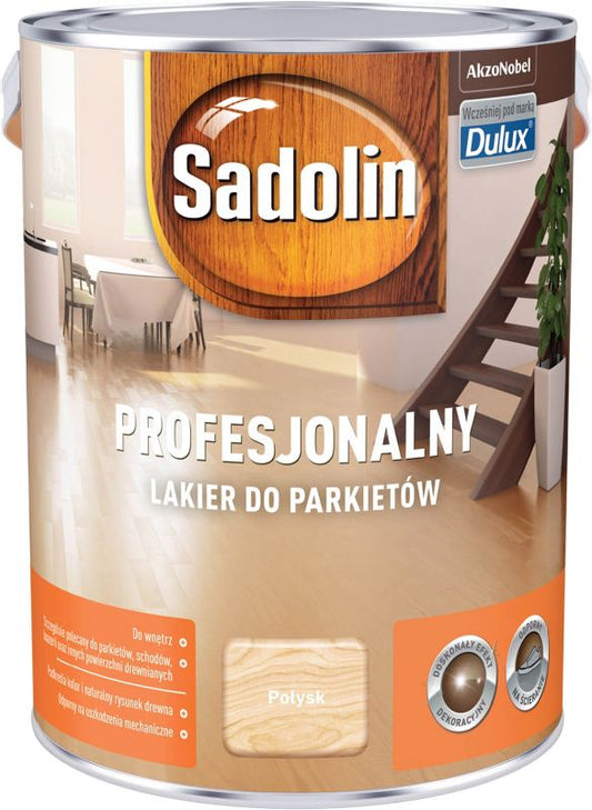 Sadolin professionel lak til parketgulve med højglans 5 l