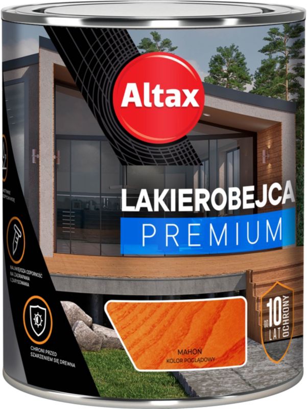Altax lakbejdse 10 års holdbarhed mahogni 0,75 l