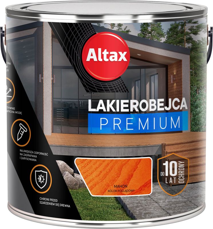 Lakbejdse Altax 10 år mahogni 2,5 l