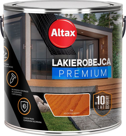 Altax lakbejdse 10 års holdbarhed teak 2,5 l