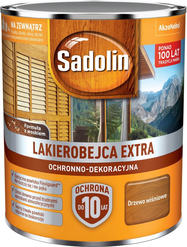 Sadolin Extra lakbejdse kirsebærtræ 0,75 l