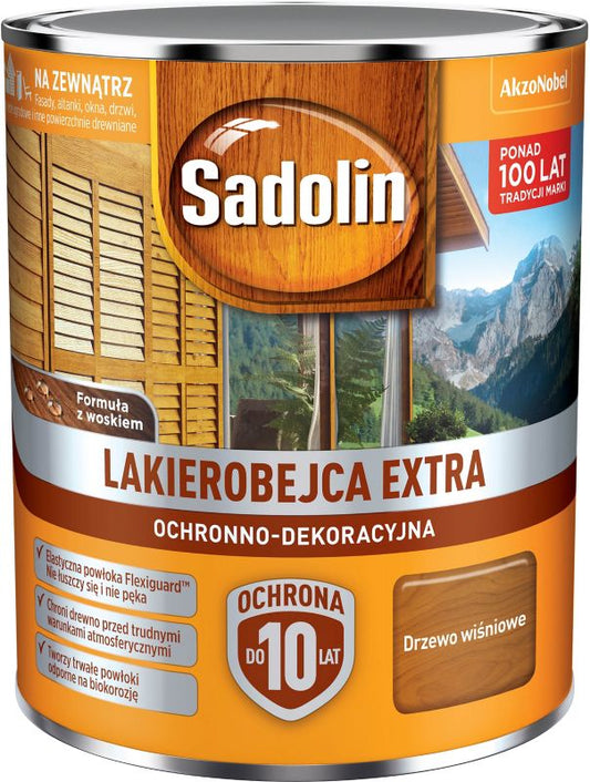 Sadolin Extra lakbejdse kirsebærtræ 0,75 l