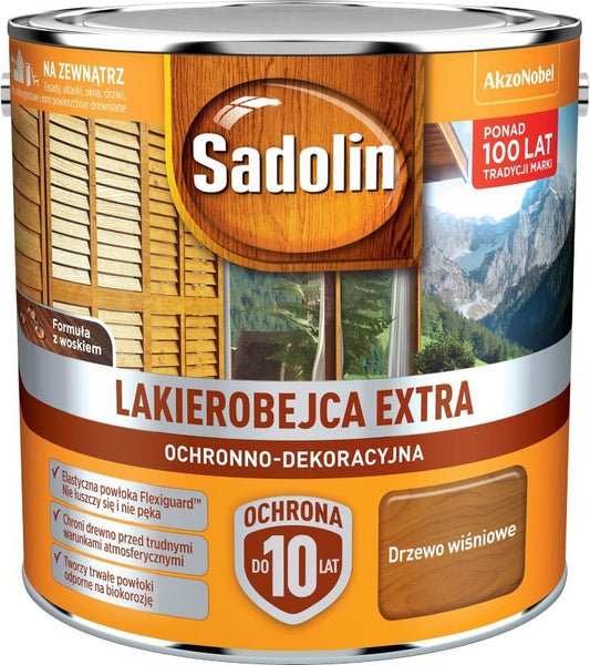 Sadolin Extra lakbejdse kirsebærtræ 2,5 l