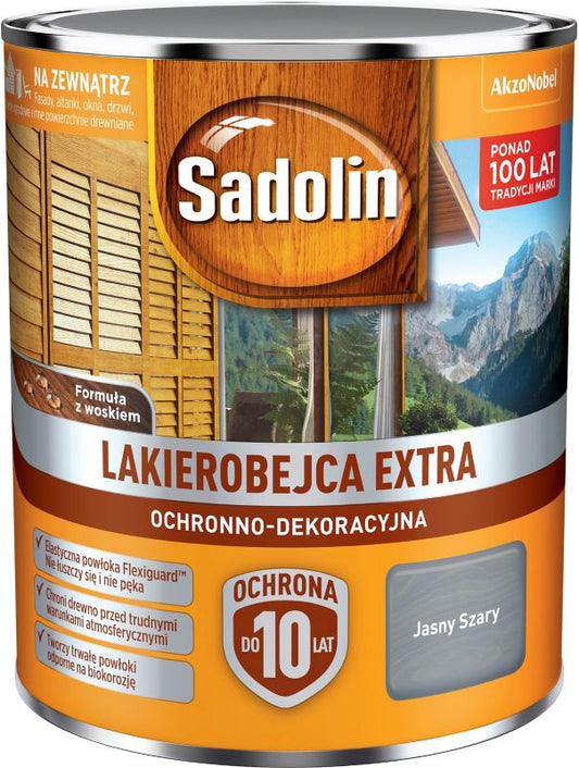 Sadolin lakbejdse ekstra lys grå 0,75 l
