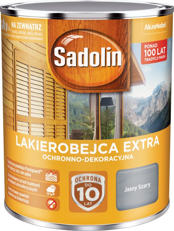 Sadolin lakbejdse ekstra lys grå 0,75 l
