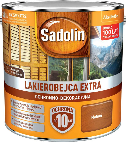 Sadolin Extra lakbejdse mahogni 2,5 l