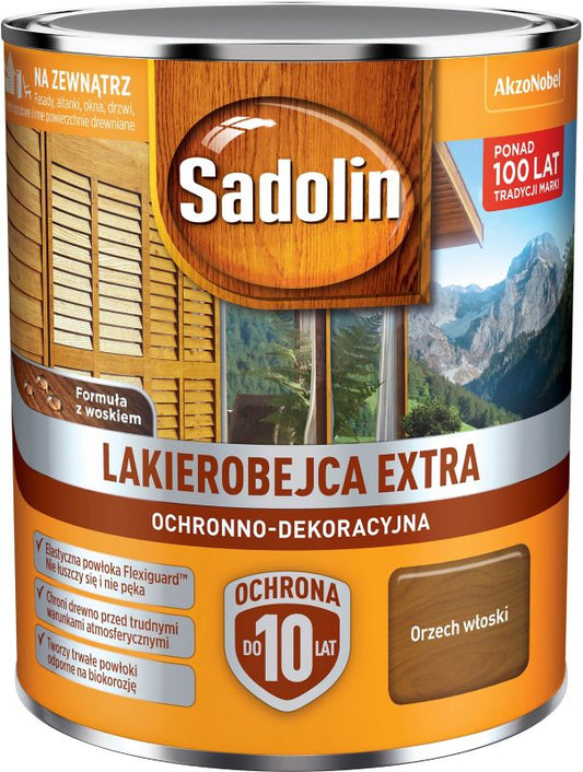 Sadolin Extra lakbejdse valnød 0,75 l