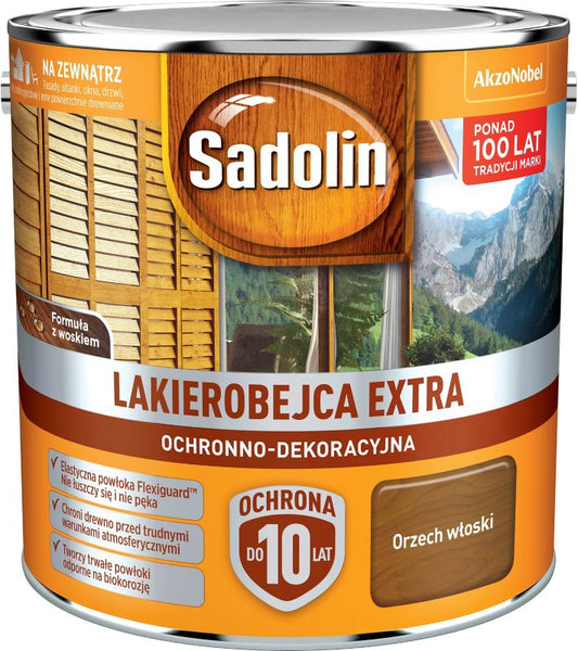Sadolin Extra lakbejdse valnød 2,5 l
