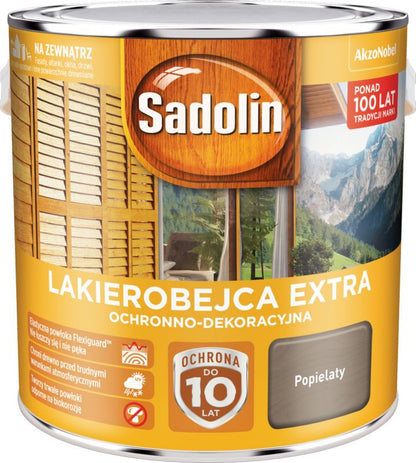 Sadolin Extra lakbejdse i askefarvet 2,5 l