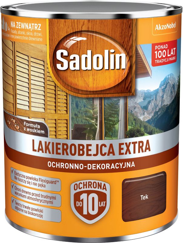 Sadolin Extra teak lakbejdse 0,75 l