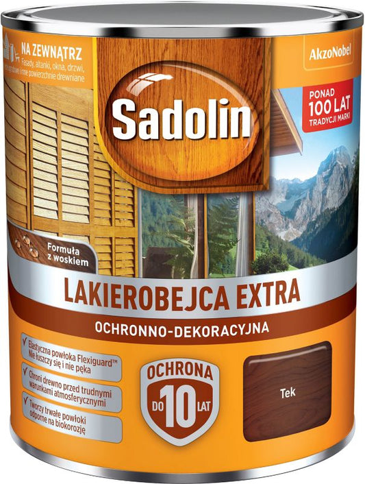 Sadolin Extra teak lakbejdse 0,75 l