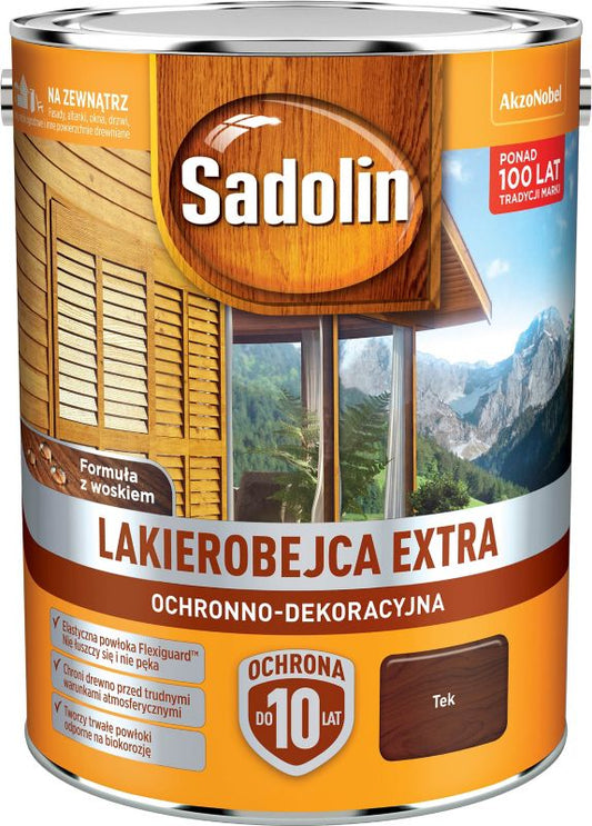 Sadolin Extra lakbejdse til teak, 5 l