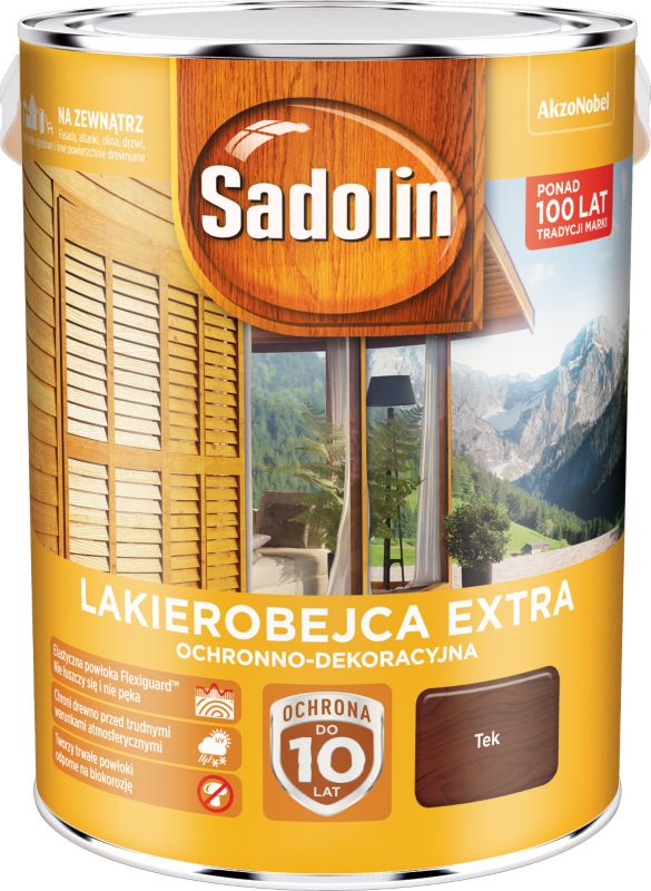 Sadolin Extra lakbejdse til teak, 5 l