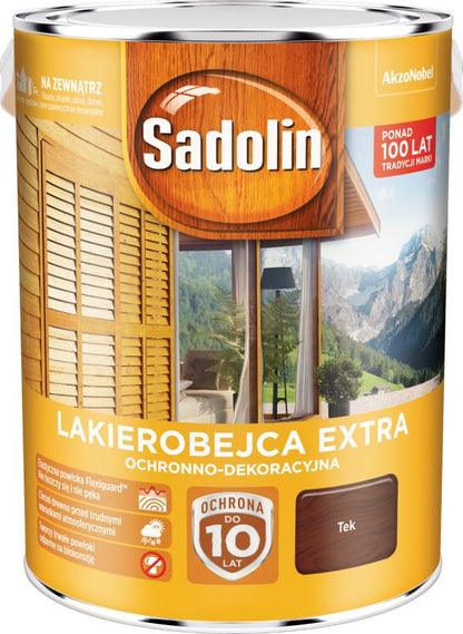Sadolin Extra lakbejdse til teak, 5 l