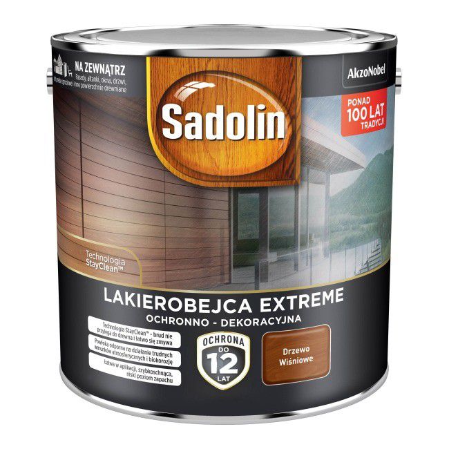 Sadolin Extreme lakbejdse kirsebærtræ 2,5 l