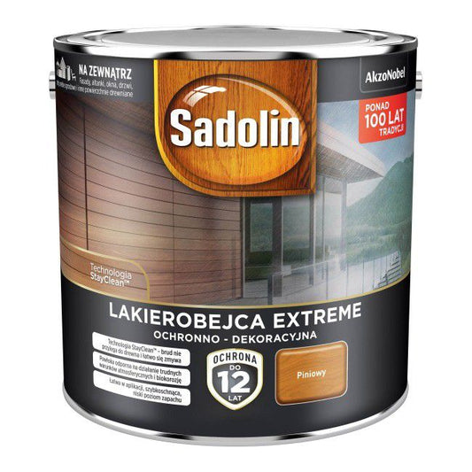 Sadolin Extreme lakbejdse i fyrretræ 2,5 l