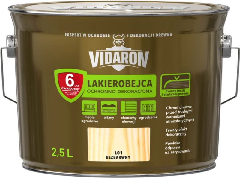 Vidaron klar lakbejdse 2,5 l