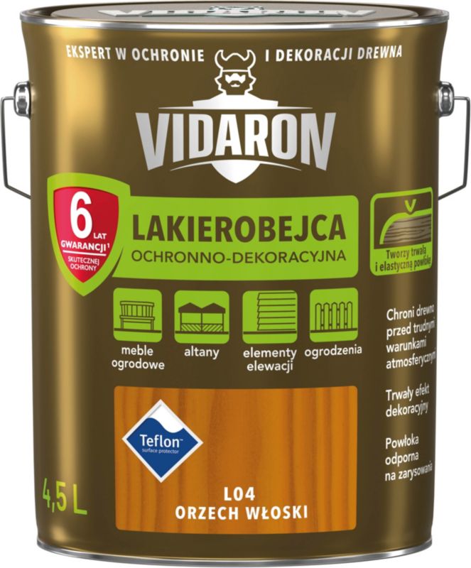 Vidaron lakbejdse valnød 4,5 l