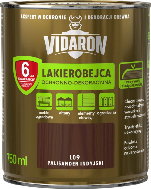 Lakbejdse Vidaron indisk palisander 0,75 l
