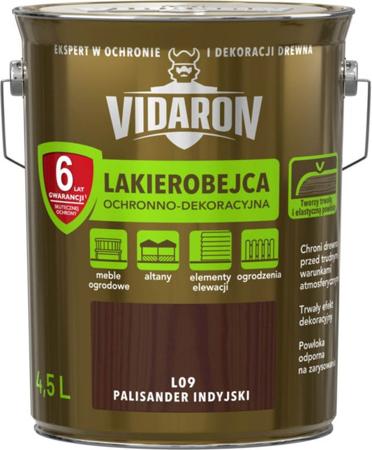 Vidaron lakbejdse palisander indisk 4,5 l