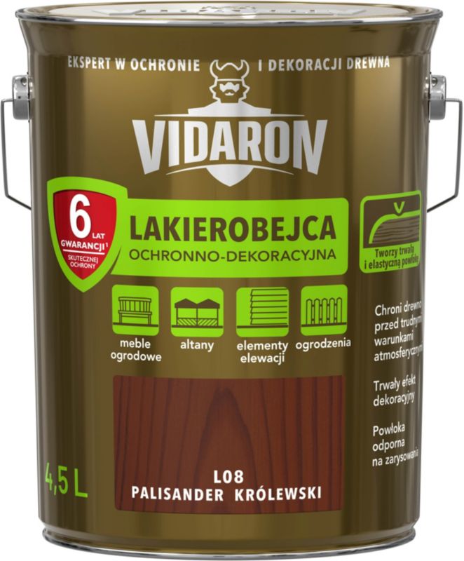 Vidaron lakbejdse i kongepalisander 4,5 l