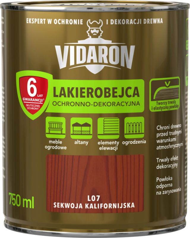 Lakbejdse Vidaron kalifornisk sekvoja 0,75 l