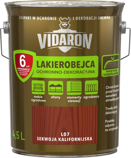 Lakbejdse Vidaron kalifornisk sekvoja 4,5 l