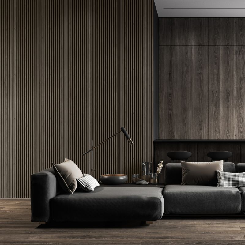 Stegu Acoustic Line væglamel 265 x 24,5 cm beige / sort - 1 stk