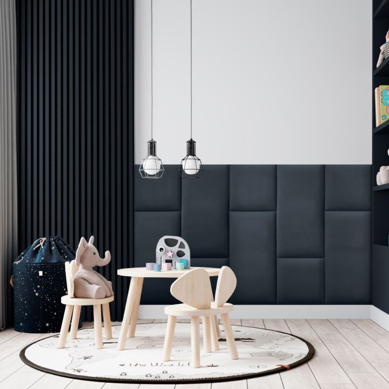 Stegu Acoustic Line væglamel 265 x 24,5 cm navy blå / sort - 1 stk.