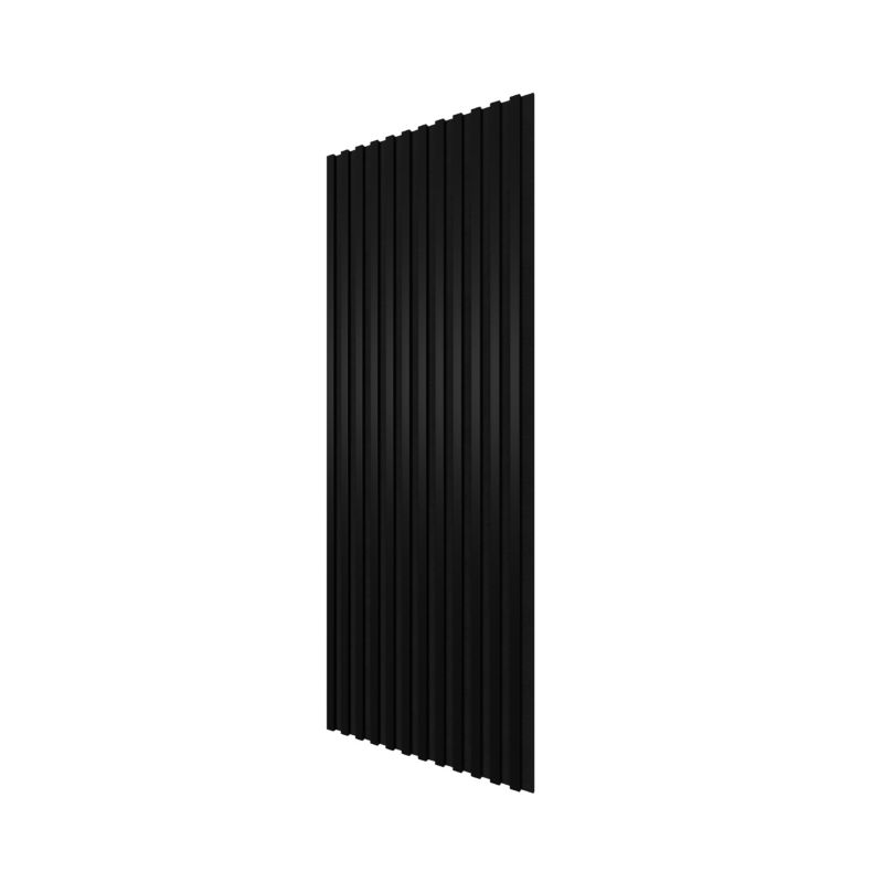 Stegu Linea ACOUSTIC PROline akustiske væglamel 120 x 60,5 cm mat-sort / mat-sort - 1 stk