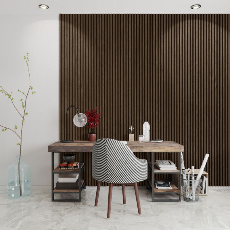 Stegu Linea ACOUSTIC PROline akustiske væglamel 120 x 60,5 cm esotica / sort - 1 stk.