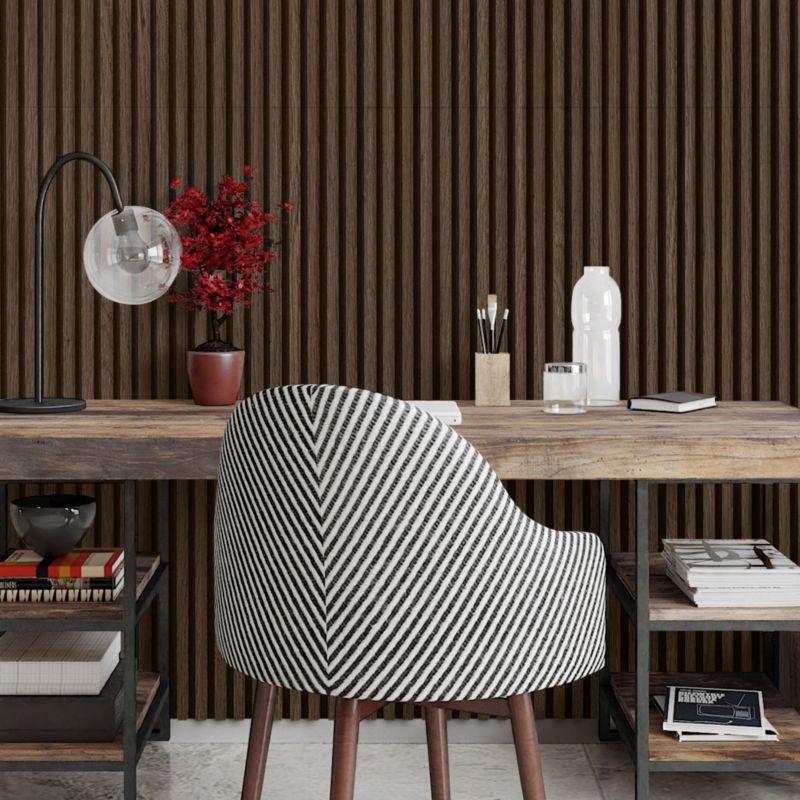 Stegu Linea ACOUSTIC PROline akustiske væglamel 120 x 60,5 cm esotica / sort - 1 stk.