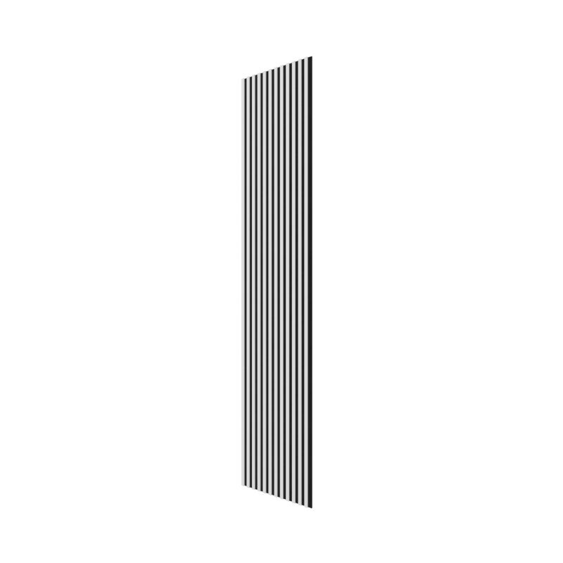 Stegu Linea ACOUSTIC PROline akustisk væglamel 240 x 60,5 cm hvid/sort - 1 stk.