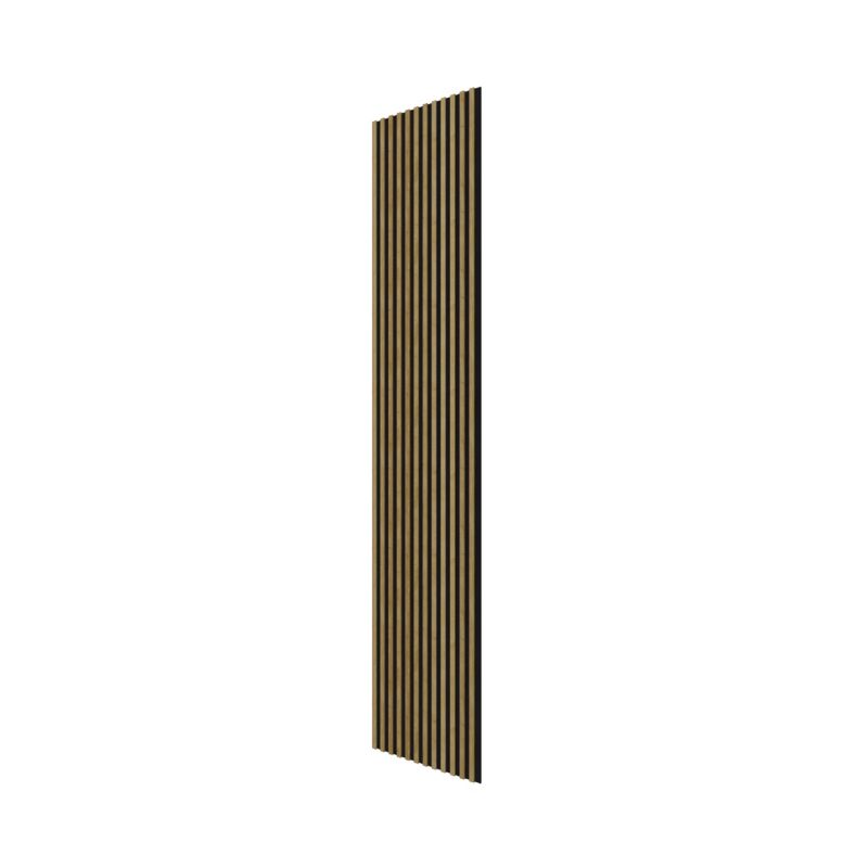 Stegu Linea ACOUSTIC PROline akustisk væglamel 240 x 60,5 cm eg/mat-sort - 1 stk.
