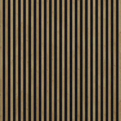 Stegu Linea ACOUSTIC PROline akustisk væglamel 240 x 60,5 cm eg/mat-sort - 1 stk.