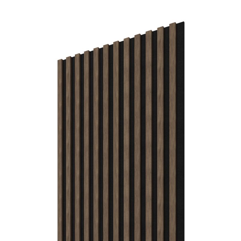 Stegu Linea ACOUSTIC PROline akustiske væglamel 240 x 60,5 cm esotica / sort - 1 stk.