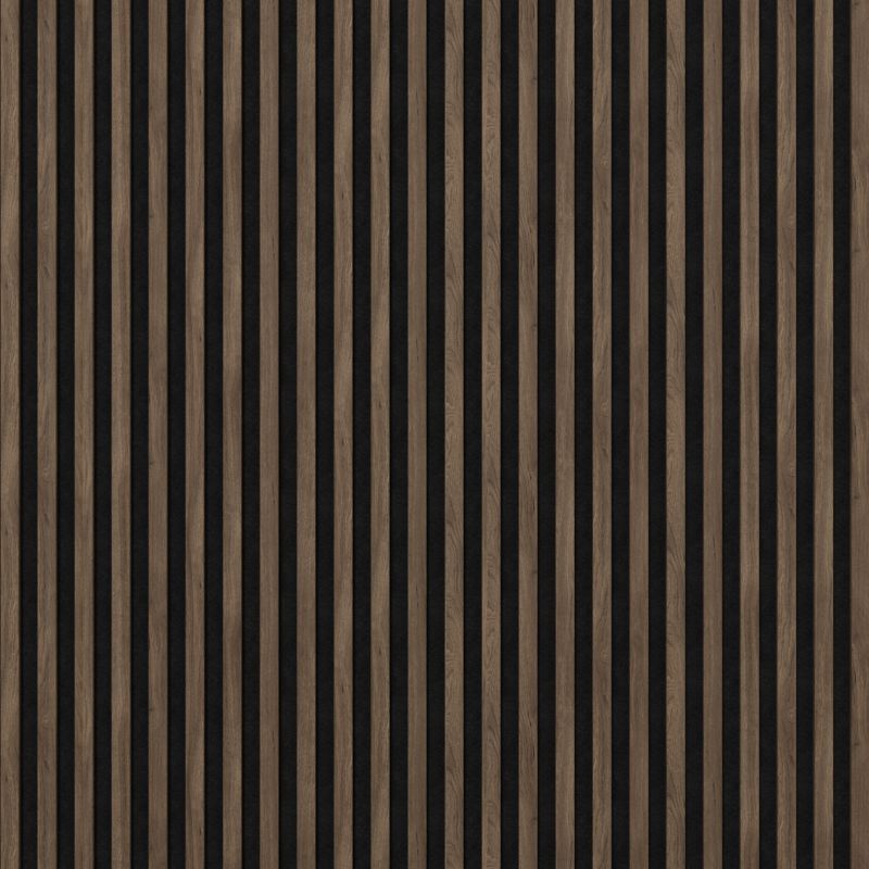 Stegu Linea ACOUSTIC PROline akustiske væglamel 240 x 60,5 cm esotica / sort - 1 stk.