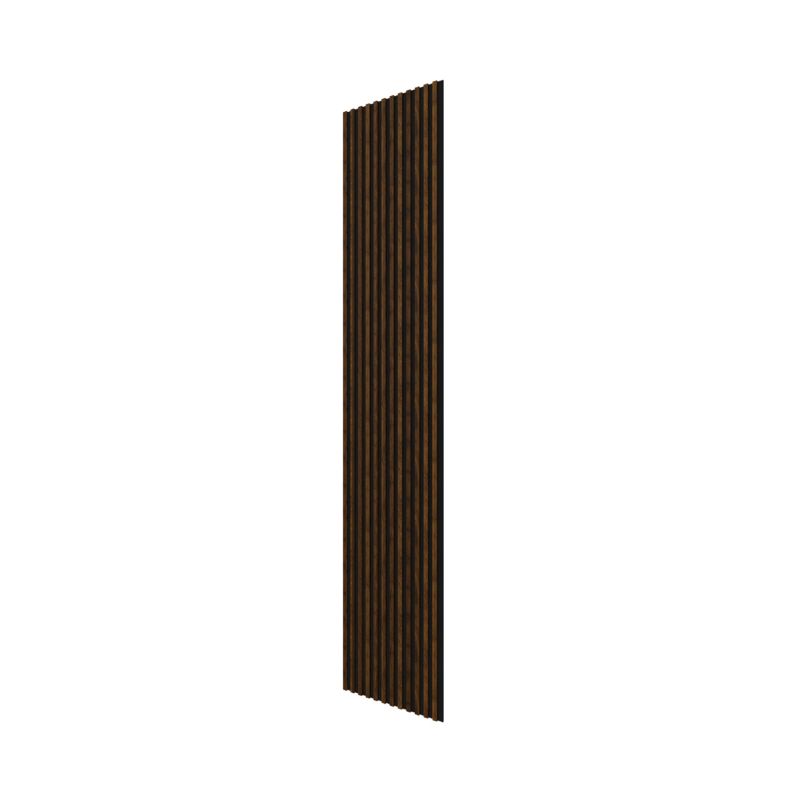 Stegu Linea ACOUSTIC PROline akustisk væglamel 240 x 60,5 cm hasselnød / sort - 1 stk.