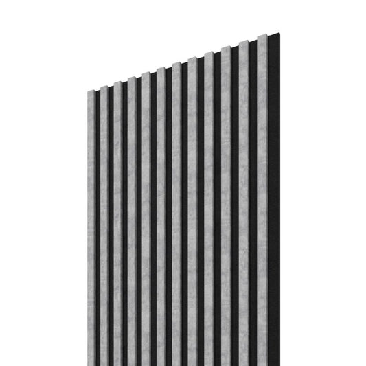 Stegu Linea ACOUSTIC PROline akustiske væglamel 240 x 60,5 cm grå/sort - 1 stk.