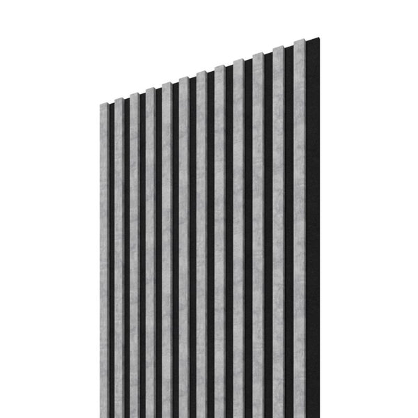 Stegu Linea ACOUSTIC PROline akustiske væglamel 240 x 60,5 cm grå/sort - 1 stk.