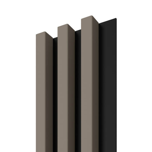 Stegu Linea Slim væglamel 265 x 15 cm panel beige/sort 3 elementer - 1 stk.