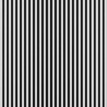 Stegu Linea Slim væglamel 265 x 15 cm panel hvid/sort 3 elementer - 1 stk.