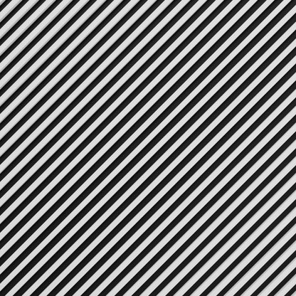 Stegu Linea Slim væglamel 265 x 15 cm panel hvid/sort 3 elementer - 1 stk.